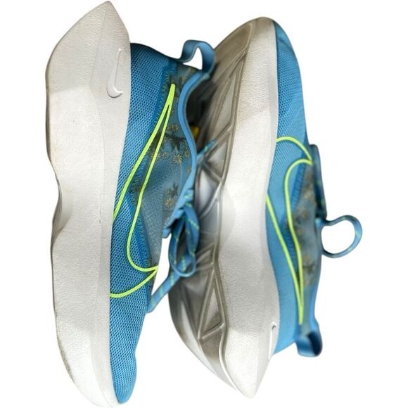 Nike Vista Light Floral Running Shoe Women's Size 9.5 Blue Yellow Daisy - Picture 8 of 9